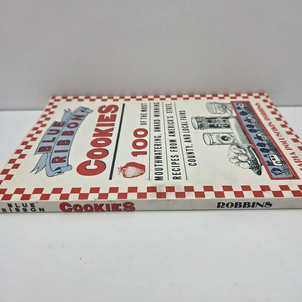 Vintage 1988 Blue Ribbon Cookies by Maria Polushkin Robbins Cookbook Cook Book
